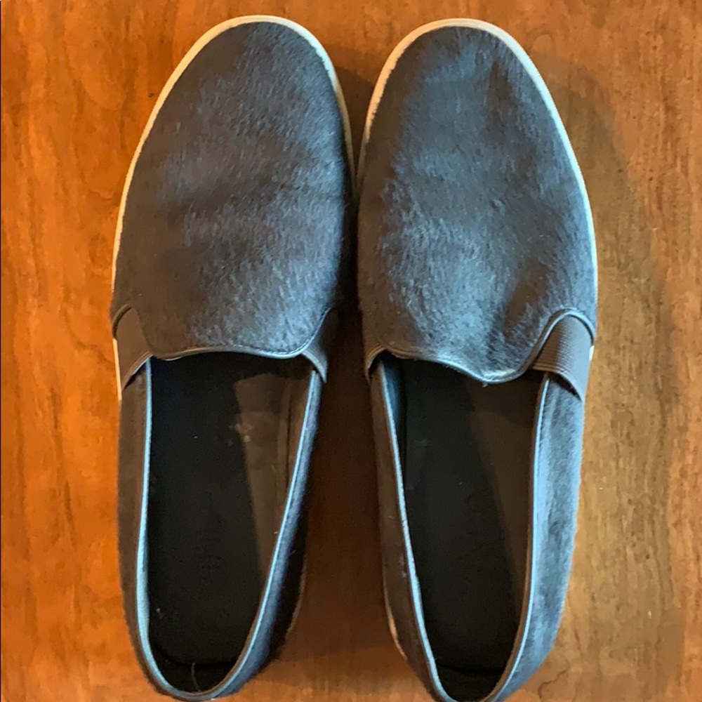Vince Cow Hair Slip On Sneakers